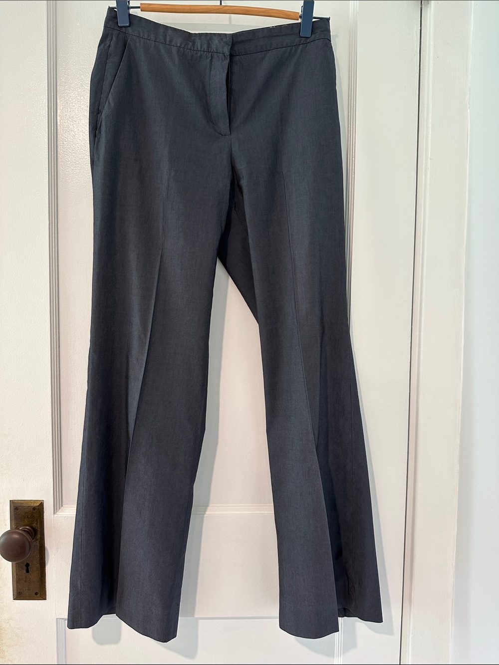 Massimo Dark Blue Boot-Cut Dress Pants